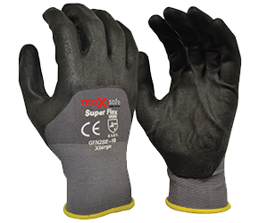 MAXISAFE GLOVES SUPERFLEX NYLON 3/4 COAT MED 